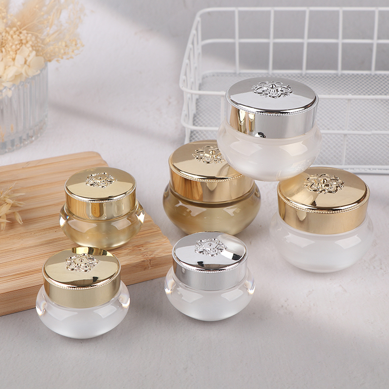 Luxury Skincare Packaging - Akrylowe puste słoiczki podróżne na krem