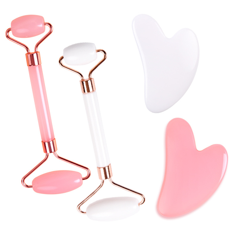 Luxury Skincare Tools - Masażer do twarzy z kwarcu różowego