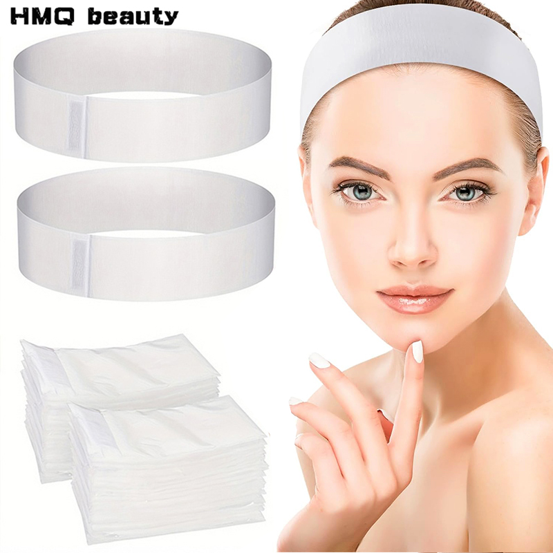 Luxury Skincare Tools - 10/50/100szt Jednorazowe opaski na twarz SPA