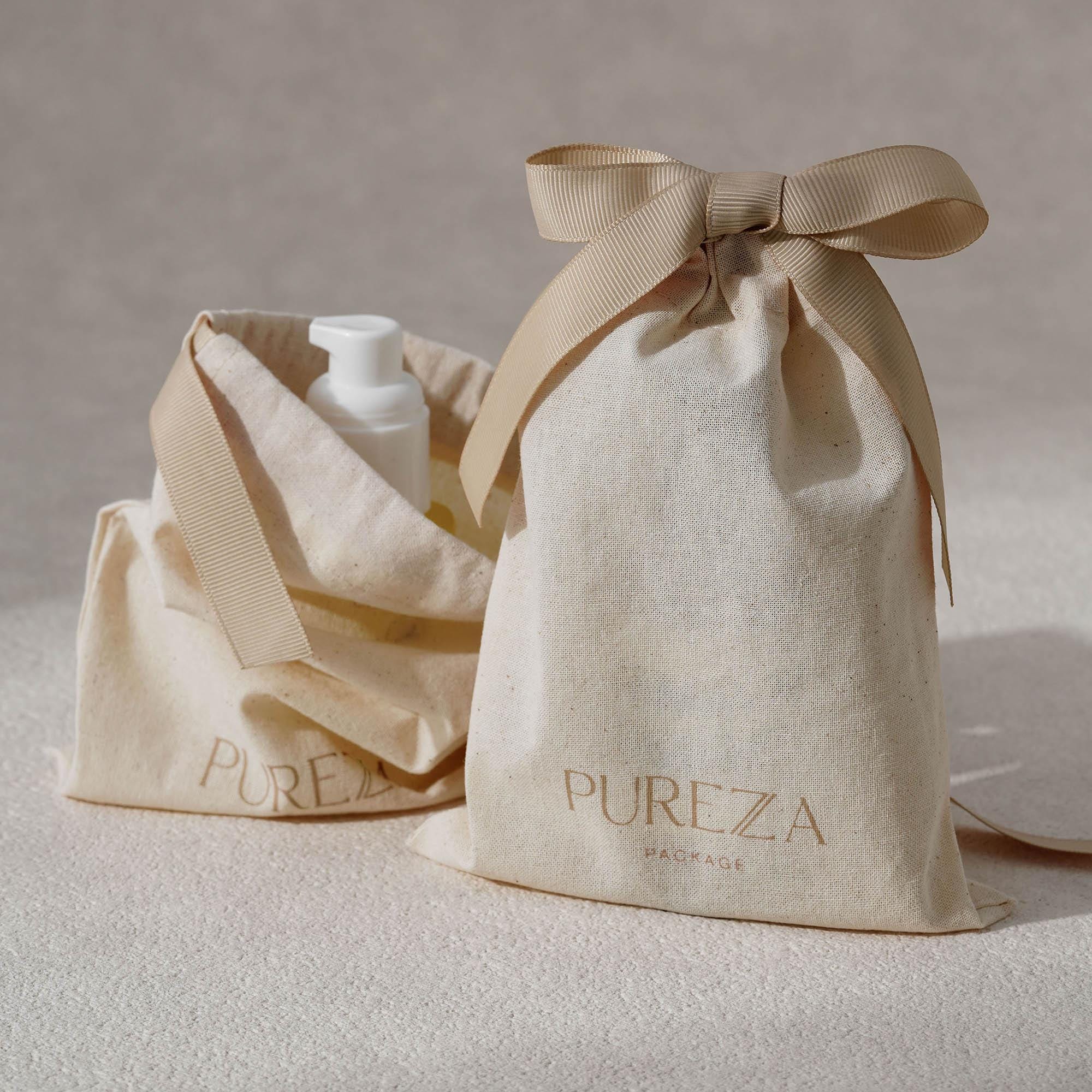 Luxury Natural Skincare - Personalizowane, ekologiczne, luksusowe woreczki z naturalnej