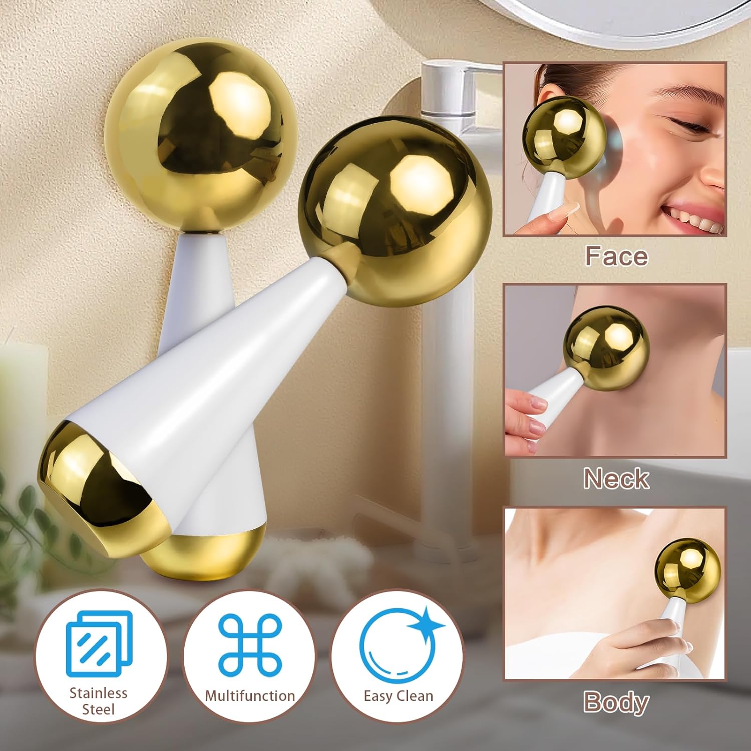 Kulki lodowe do twarzy Oczy St – Luxury Skincare Tools recenzja i cena