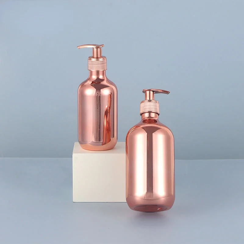 500ml galwanizacja róża w kolo – Luxury Skincare Packaging recenzja i cena